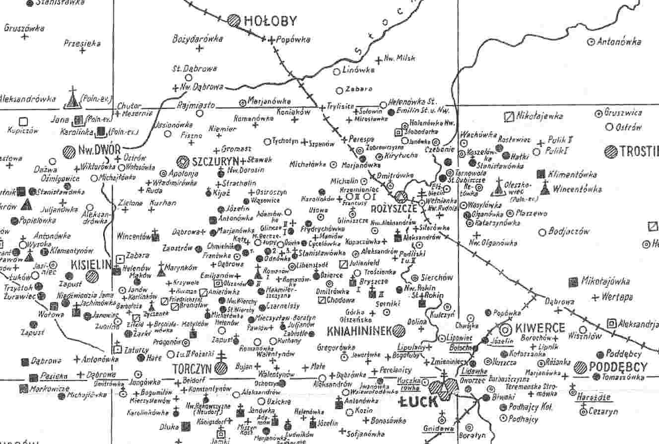 Poland, German-speaking towns