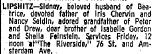 Sidney Lipshitz death notice