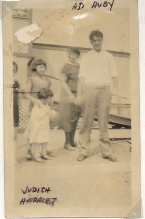 Judith, Harriet, Ada, Ruby