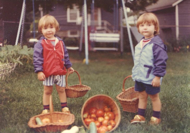 Adam and Noah as children