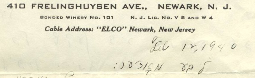 Maurice, Letter, 1940